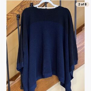 Lululemon Two-Tone Ribbed Women Forward Sweater Poncho